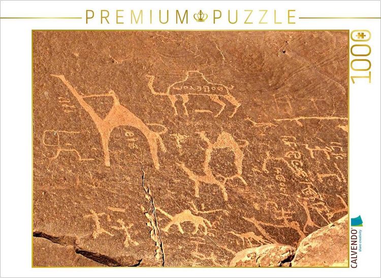 Produktbild: CALVENDO Puzzle Felszeichnungen | 1000 Teile Lege-Gr&ouml;&szlig;e 64x48cm Foto-Puzzle f&uuml;r gl&uuml;ckliche Stunden