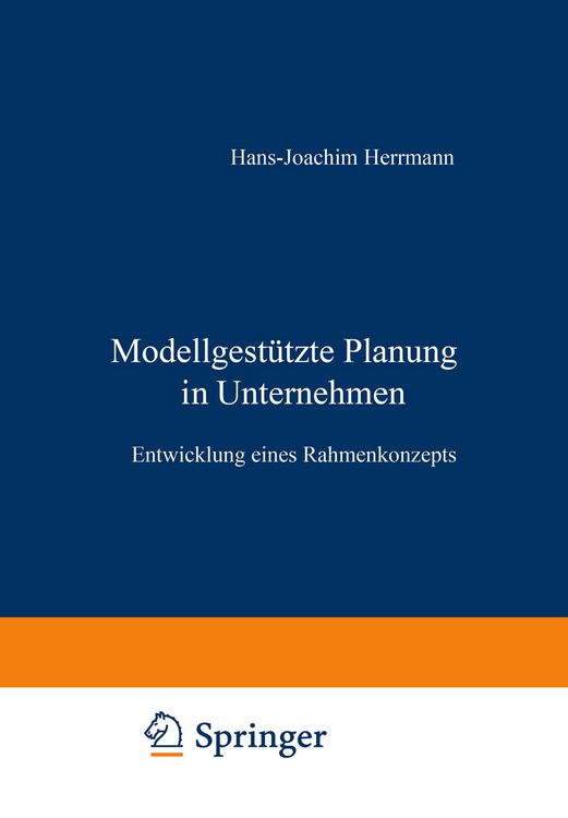 Produktbild: Modellgest&uuml;tzte Planung im Unternehmen