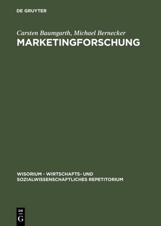 Produktbild: Marketingforschung