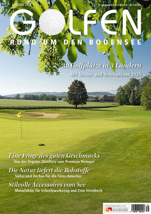 Produktbild: Golfen rund um den Bodensee 2025