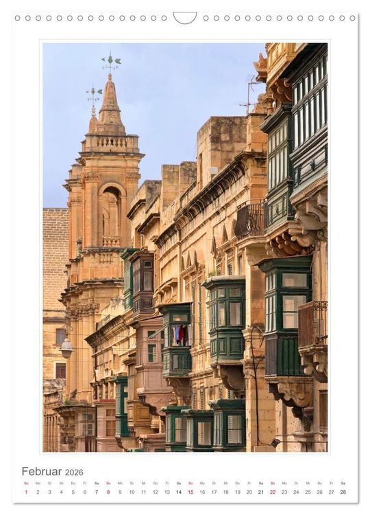 Produktbild: Malta Impressionen (Wandkalender 2026 DIN A3 hoch), CALVENDO Monatskalender