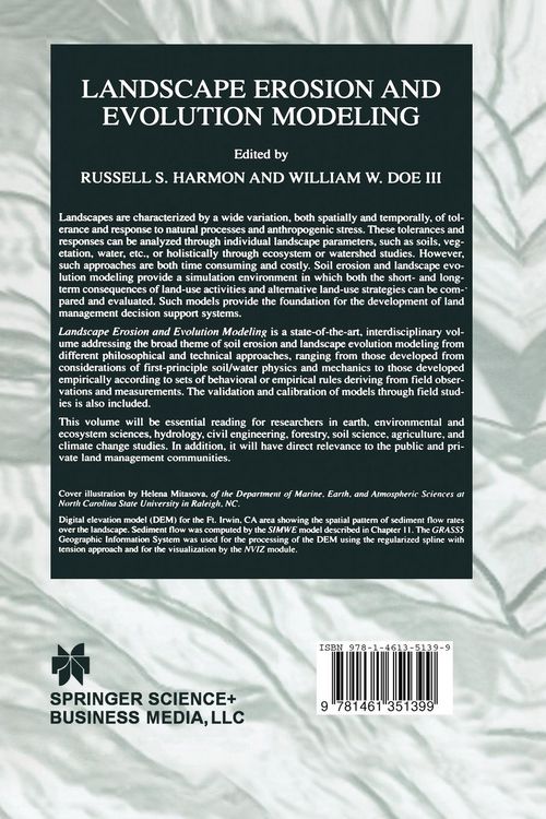 Produktbild: Landscape Erosion and Evolution Modeling