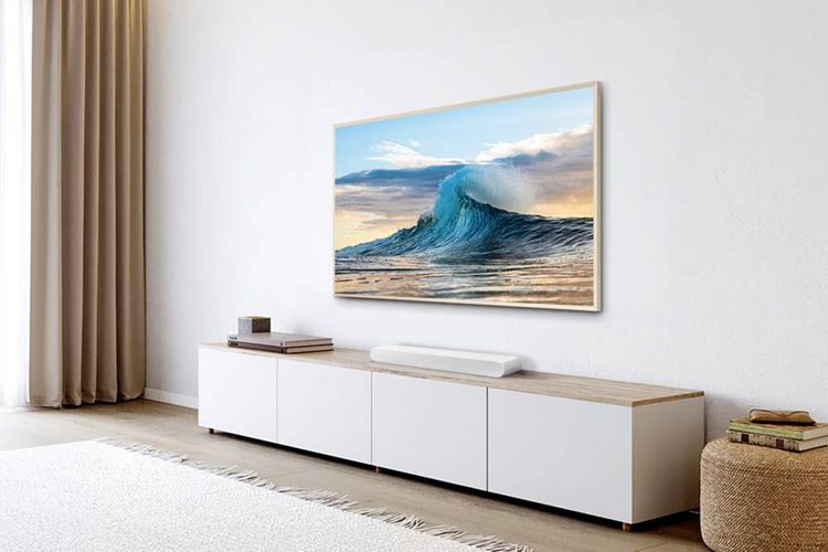 Produktbild: Samsung S-Soundbar HW-S67GD Soundbar Wei&szlig; Bluetooth&reg;, Dolby Atmos&reg;, High-Resolution Audio, WLAN, Sprachsteuerung, Wandbefestigung
