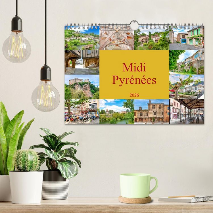 Produktbild: Midi-Pyr&eacute;n&eacute;es (Wandkalender 2026 DIN A4 quer), CALVENDO Monatskalender