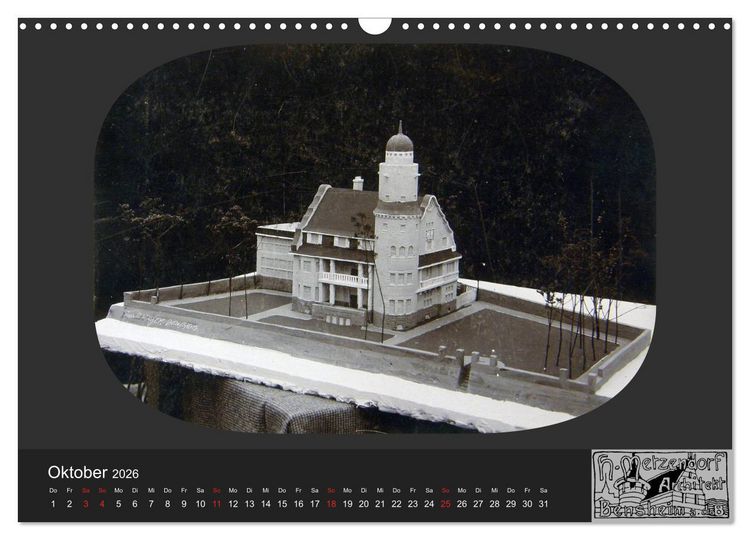 Produktbild: Lebensr&auml;ume um 1900 (Wandkalender 2026 DIN A3 quer), CALVENDO Monatskalender