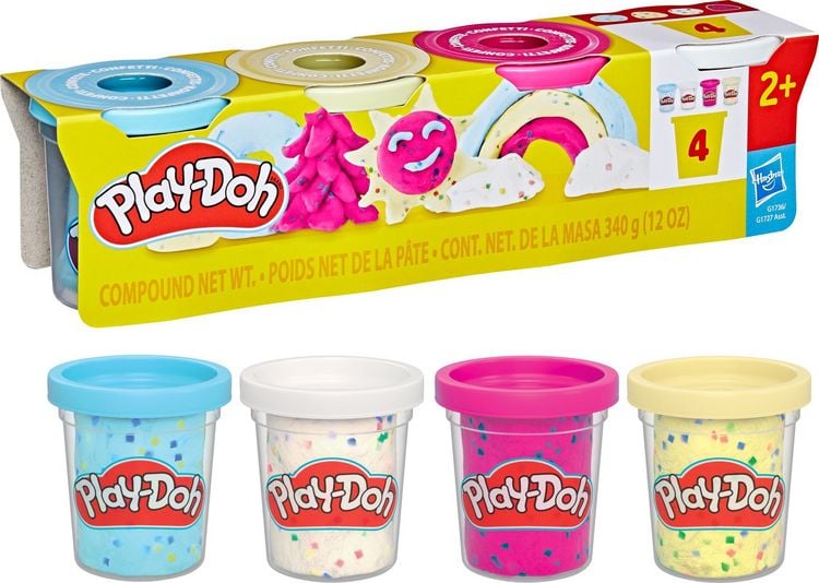 Produktbild: PD 4Er-Pack Konfettiknete