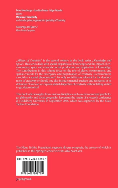 Produktbild: Milieus of Creativity