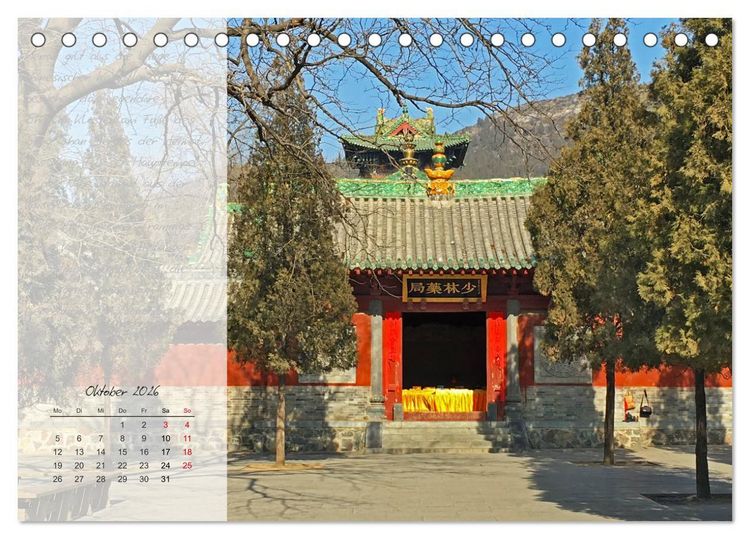 Produktbild: Geheimnisvolles China 2026 (Tischkalender 2026 DIN A5 quer), CALVENDO Monatskalender