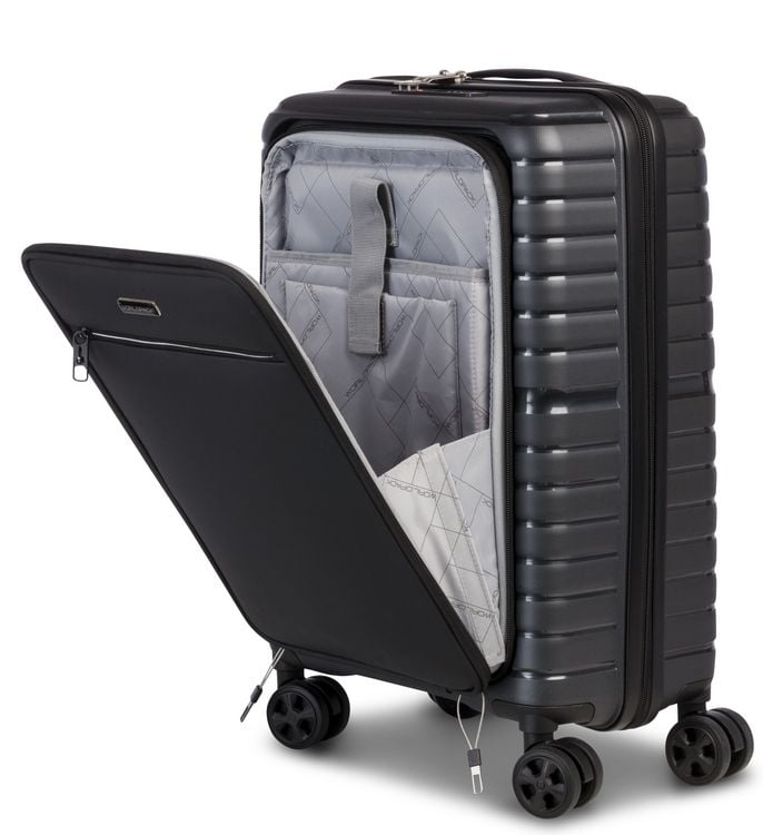 Produktbild: Worldpack Trolley Handgep&auml;ck Dallas 50 cm, Koffer mit 360&deg; Doppelrollen, TSA-Schloss & Laptopfach, Reisekoffer 38L