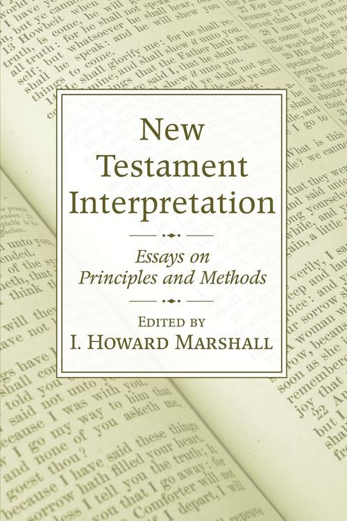 Produktbild: New Testament Interpretation