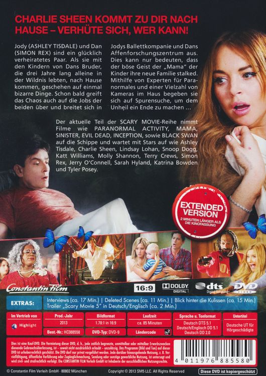 Produktbild: Scary Movie 5 - Extended Version