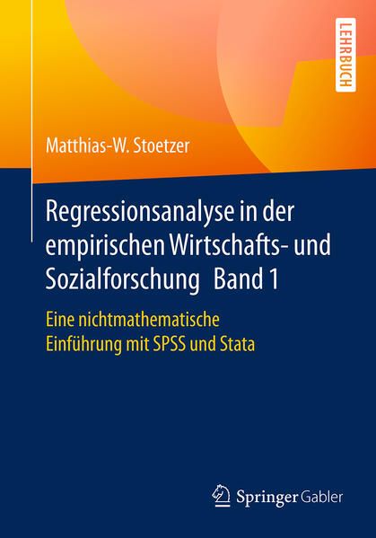 Produktbild: Regressionsanalyse in der empirischen Wirtschafts- und Sozialforschung Band 1