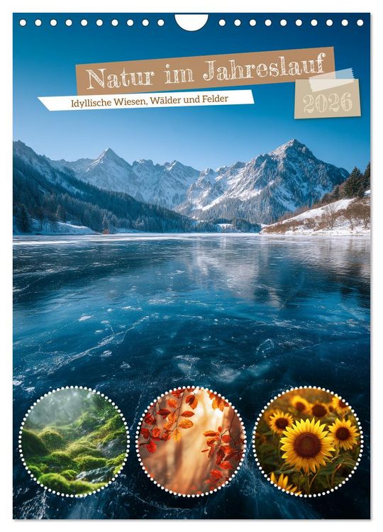 Produktbild: Natur im Jahreslauf (Wandkalender 2026 DIN A4 hoch), CALVENDO Monatskalender