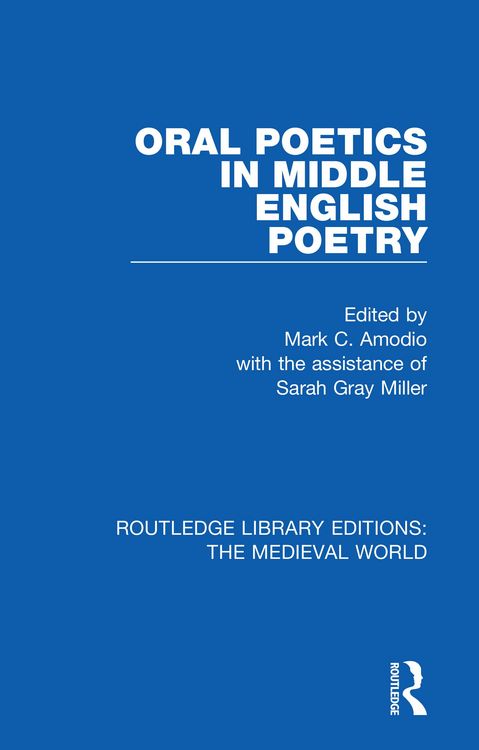 Produktbild: Oral Poetics in Middle English Poetry
