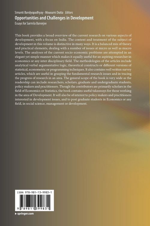 Produktbild: Opportunities and Challenges in Development