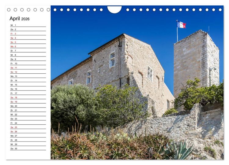 Produktbild: ANTIBES Idyllische Impressionen (Wandkalender 2026 DIN A4 quer), CALVENDO Monatskalender