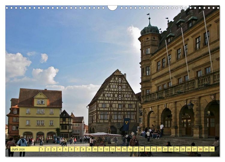 Produktbild: Romantisches Rothenburg ob der Tauber (Wandkalender 2026 DIN A3 quer), CALVENDO Monatskalender