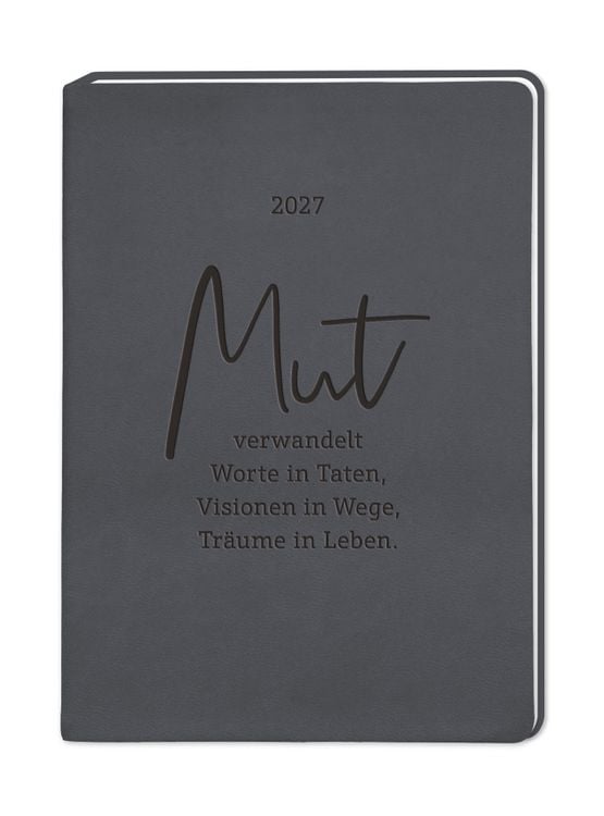 Produktbild: Terminplaner Lederlook 2027 Schwarz