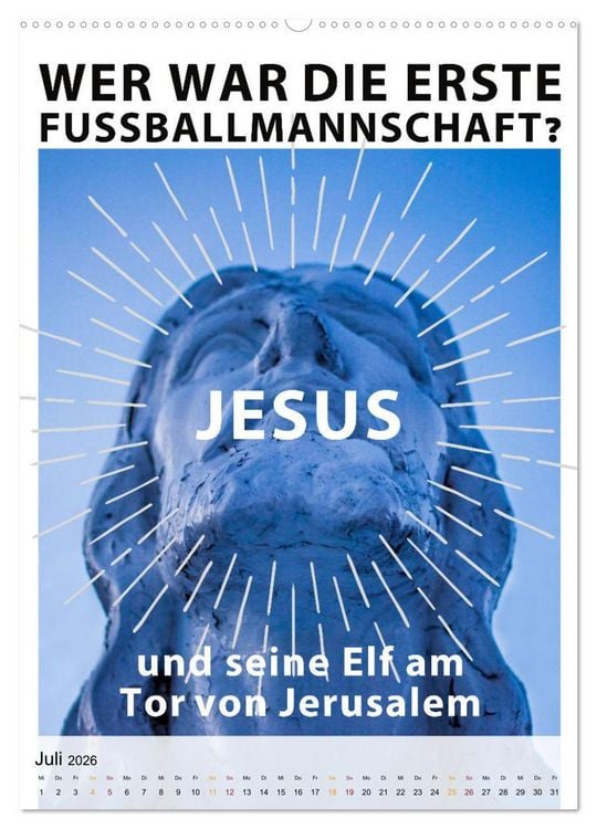Produktbild: Ich mag Fu&szlig;ball&hellip; und vielleicht drei Leute. Spr&uuml;che und Weisheiten vom Spielfeldrand (hochwertiger Premium Wandkalender 2026 DIN A2 hoch), Kunstdruck in Hochglanz