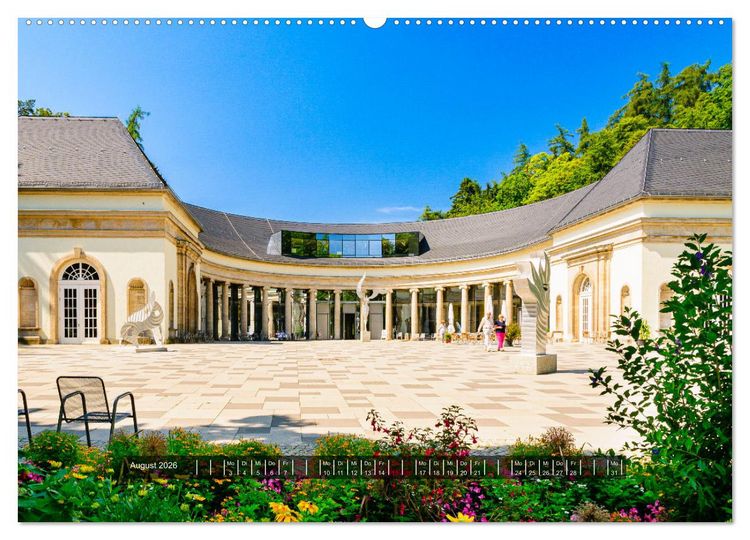 Produktbild: Bad Wildungen, Kurstadt mit Herz (Wandkalender 2026 DIN A2 quer), CALVENDO Monatskalender
