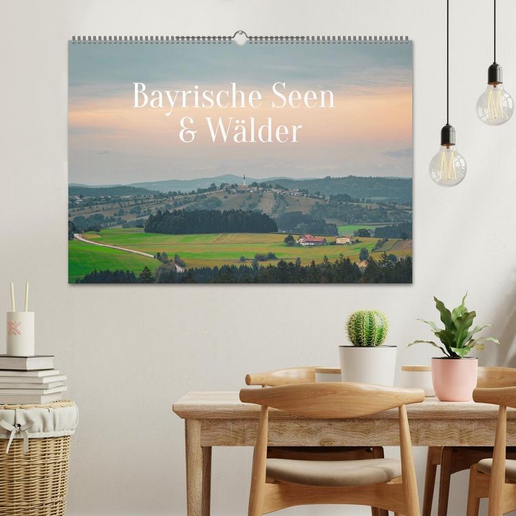 Produktbild: Bayrische Seen und W&auml;lder (Wandkalender 2027 DIN A2 quer), CALVENDO Monatskalender