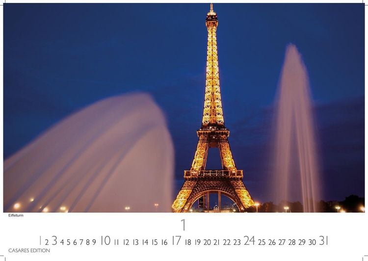 Produktbild: Paris Kalender 2027 &ndash; Wandkalender | Fotokalender Frankreich 24x35cm - Entdecken Sie den faszinierenden Charme von Paris &ndash; mit beeindruckenden Fotos