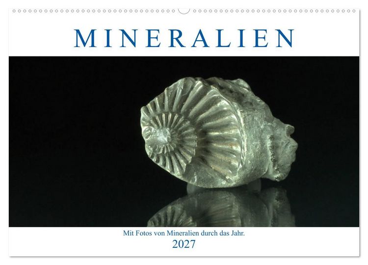 Produktbild: Mineralien (Wandkalender 2027 DIN A2 quer), CALVENDO Monatskalender