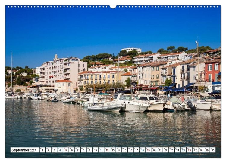 Produktbild: C&ocirc;te d&rsquo;Azur Glanzlichter an der franz&ouml;sischen Mittelmeerk&uuml;ste (hochwertiger Premium Wandkalender 2027 DIN A2 quer), Kunstdruck in Hochglanz