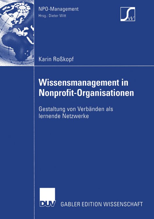 Produktbild: Wissensmanagement in Nonprofit-Organisationen