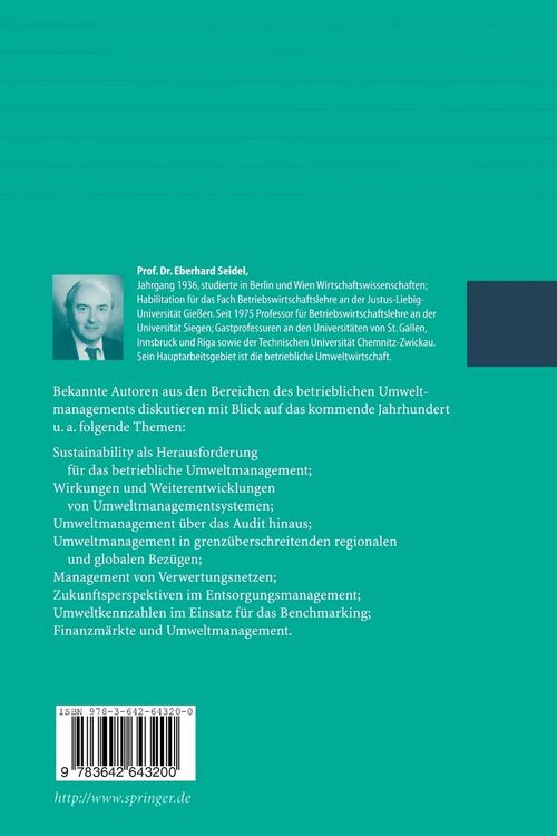 Produktbild: Betriebliches Umweltmanagement im 21. Jahrhundert