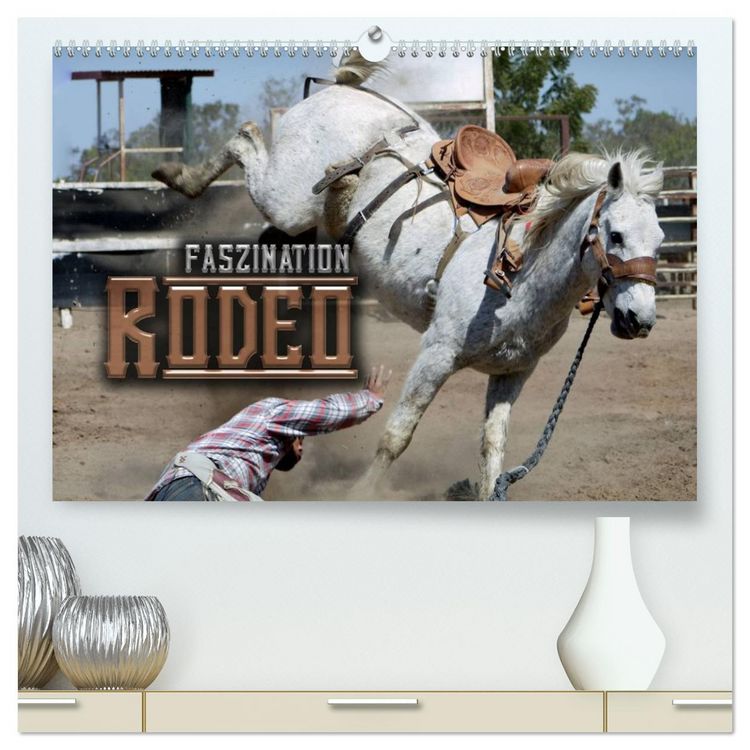 Produktbild: Faszination Rodeo (hochwertiger Premium Wandkalender 2026 DIN A2 quer), Kunstdruck in Hochglanz