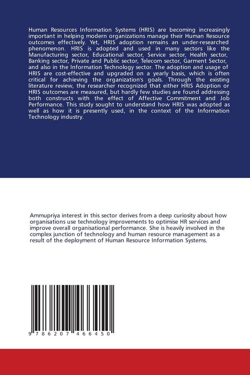 Produktbild: Influence of HRIS Adoption on Job Performance Mediated by HRIS Outcome