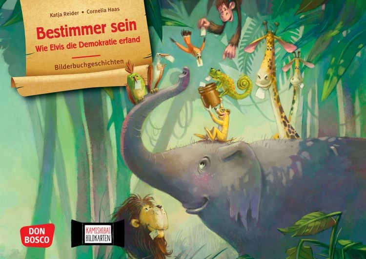 Produktbild: Bestimmer sein. Wie Elvis die Demokratie erfand. Kamishibai Bildkartenset