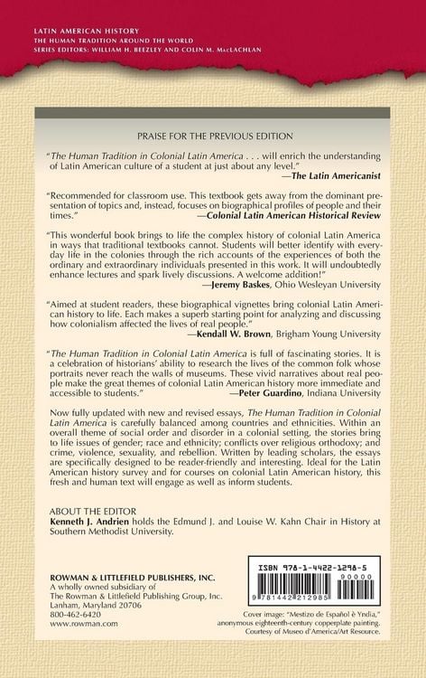 Produktbild: Human Tradition in Colonial Latin America