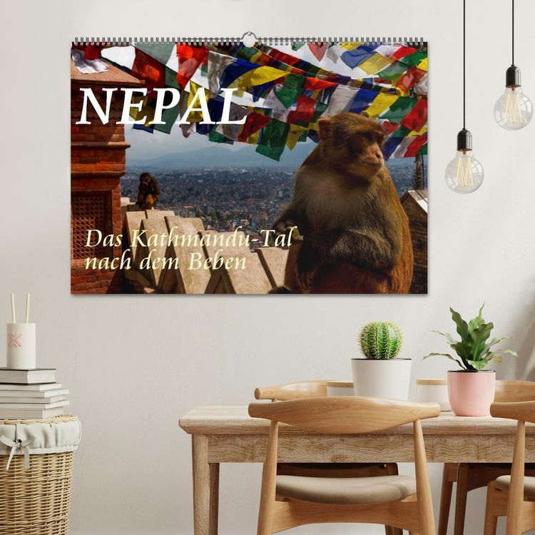 Produktbild: Nepal-Das Kathmandu-Tal nach dem Beben (Wandkalender 2026 DIN A2 quer), CALVENDO Monatskalender