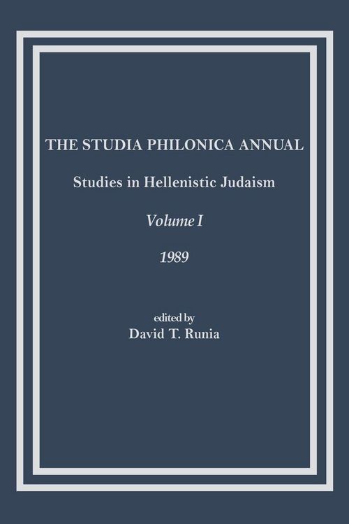 Produktbild: The Studia Philonica Annual