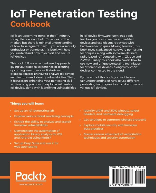 Produktbild: IoT Penetration Testing Cookbook