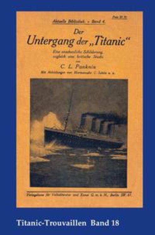 Produktbild: Titanic-Trouvaillen / Der Untergang der &bdquo;Titanic&ldquo;