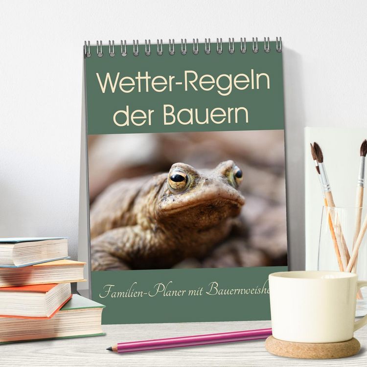 Produktbild: Wetter-Regeln der Bauern (Tischkalender 2026 DIN A5 hoch), CALVENDO Monatskalender
