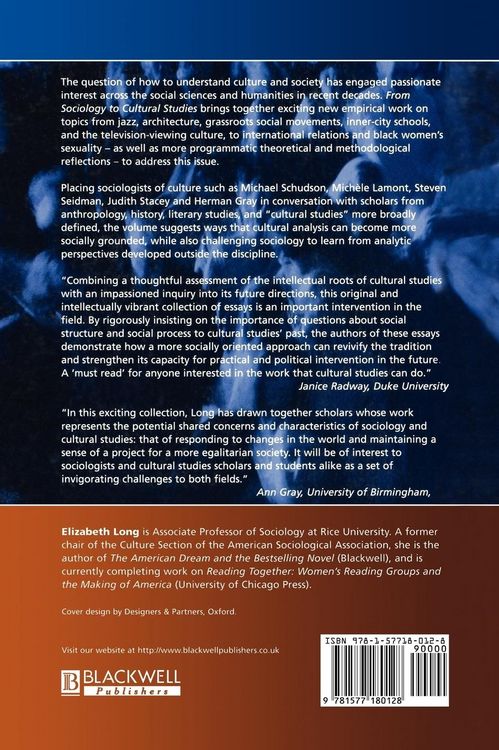 Produktbild: From Sociology to Cultural Studies