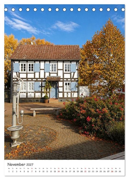 Produktbild: Friedrichsdorf in Hessen vom Stadtfotograf Petrus Bodenstaff (Tischkalender 2027 DIN A5 hoch), CALVENDO Monatskalender