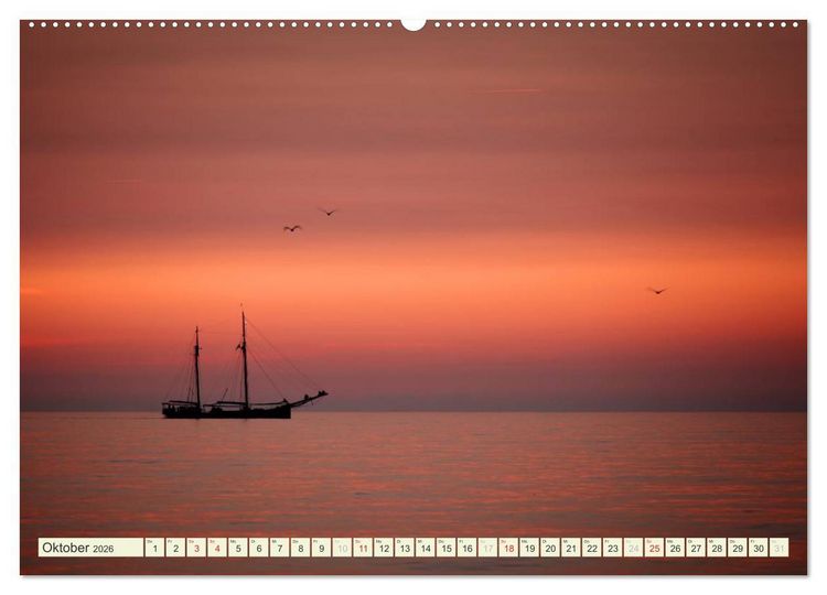 Produktbild: Ostsee - Impressionen (Wandkalender 2026 DIN A2 quer), CALVENDO Monatskalender