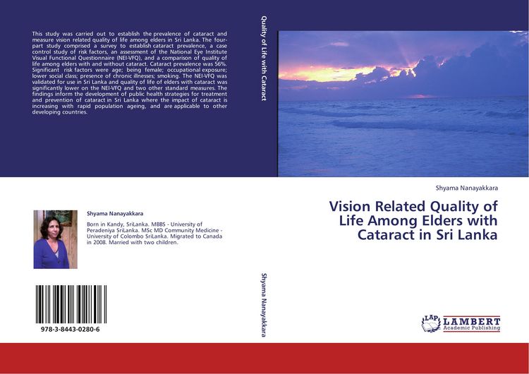 Produktbild: Vision Related Quality of Life Among Elders with Cataract in Sri Lanka