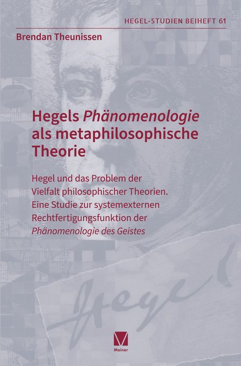 Produktbild: Hegels 'Ph&auml;nomenologie' als metaphilosophische Theorie
