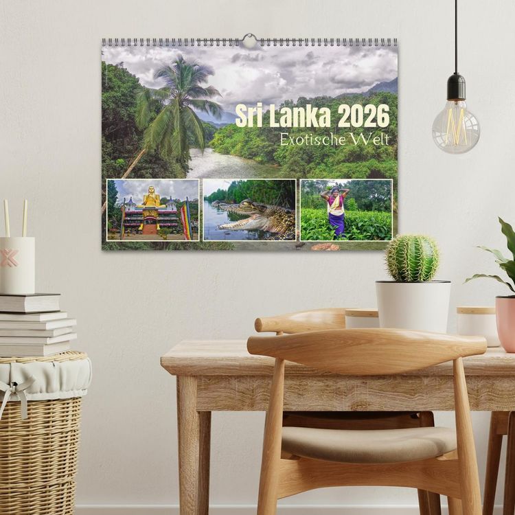 Produktbild: Sri Lanka 2026 &ndash; Exotische Welt (Wandkalender 2026 DIN A3 quer), CALVENDO Monatskalender