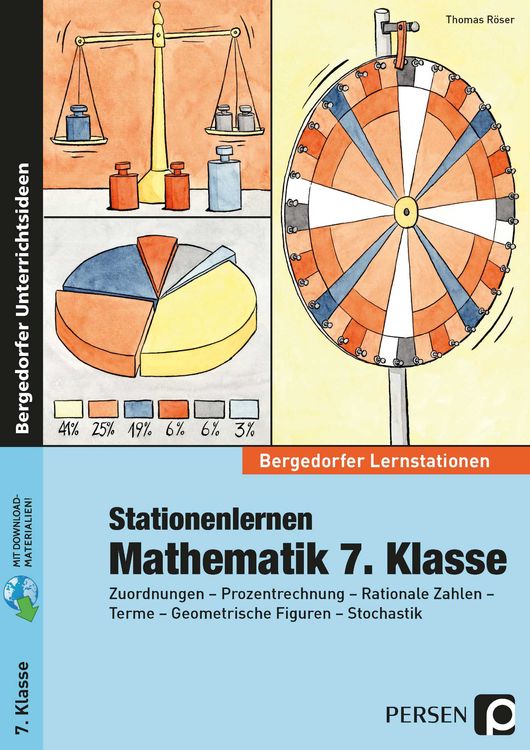 Produktbild: Stationenlernen Mathematik 7. Klasse