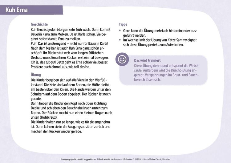 Produktbild: Bewegungsgeschichten f&uuml;r Krippenkinder