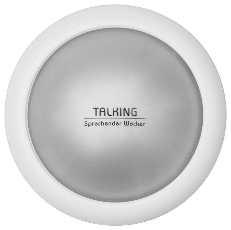 Produktbild: TFA Dostmann 60.2565.54 Funk Wecker Silber Alarmzeiten 1