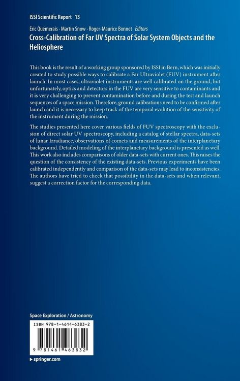 Produktbild: Cross-Calibration of Far UV Spectra of Solar System Objects and the Heliosphere