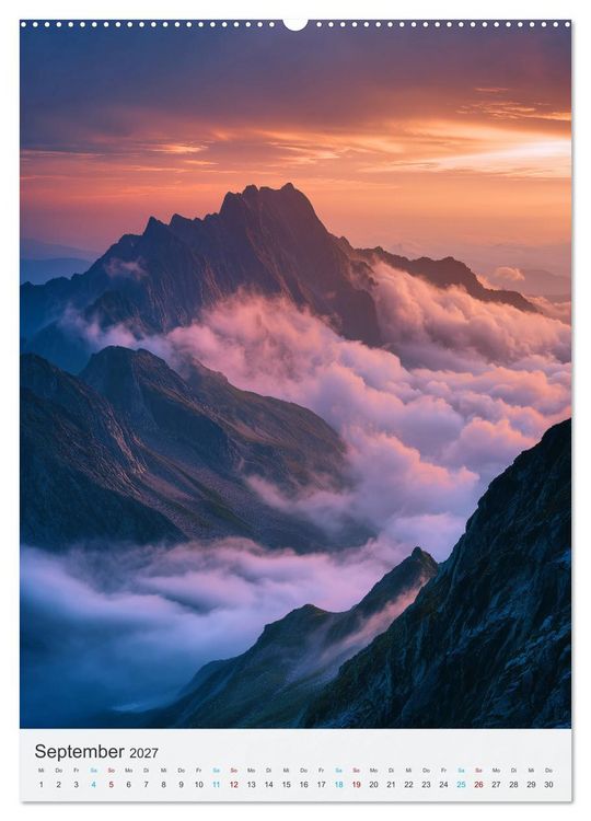 Produktbild: Alpenzauber (hochwertiger Premium Wandkalender 2027 DIN A2 hoch), Kunstdruck in Hochglanz